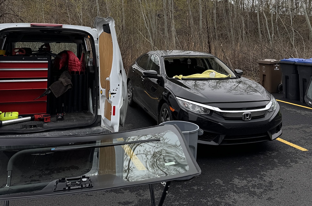 Remplacement de pare-brise à Sherbrooke